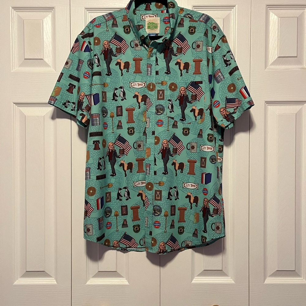 RSVLTS x Parks and Recreation Leslie Knope Men's Shirt Large